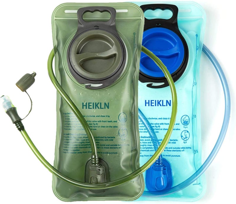 HEIKLN Hydration Bladder 1.5L-2L-3L,Leak Proof Water Reservoir, BPA Free Military Water Storage Bladder Bag Hydration Pack Replacement Easy Clean for Bicycling Hiking Camping Hunting Running - Image 1